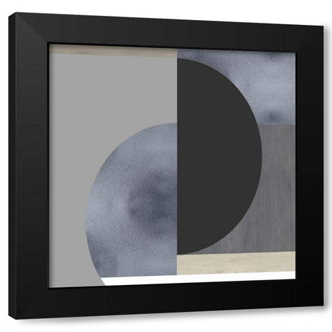 Balanced I Black Modern Wood Framed Art Print by Thompson, Justin