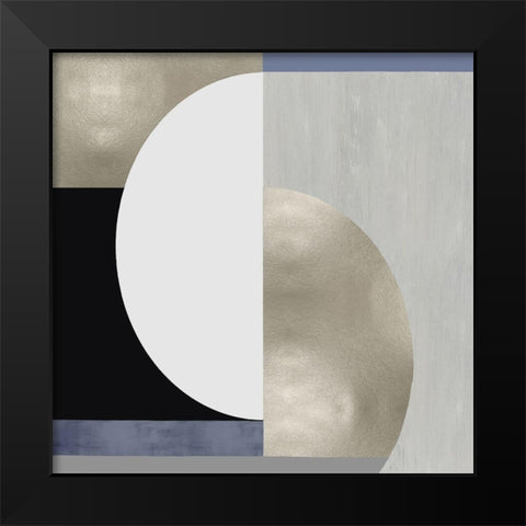 Synthesis II Black Modern Wood Framed Art Print by Thompson, Justin