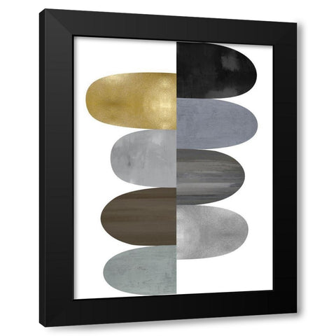 Engaged II Black Modern Wood Framed Art Print by Thompson, Justin