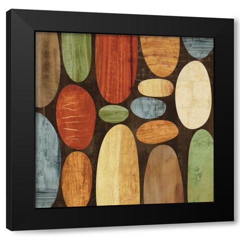 Hangin II Black Modern Wood Framed Art Print with Double Matting by Thompson, Justin