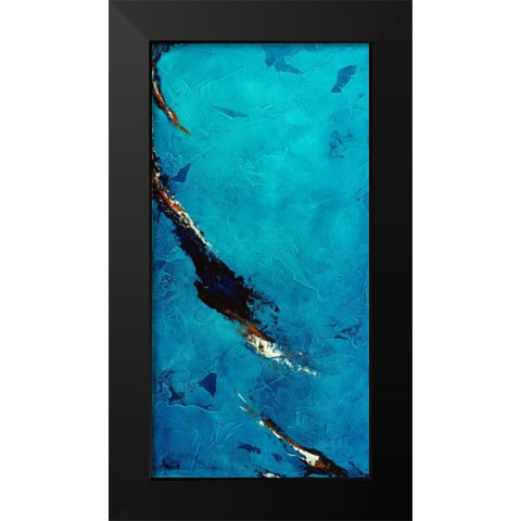 Landslide Black Modern Wood Framed Art Print by Abbott, Kimberly