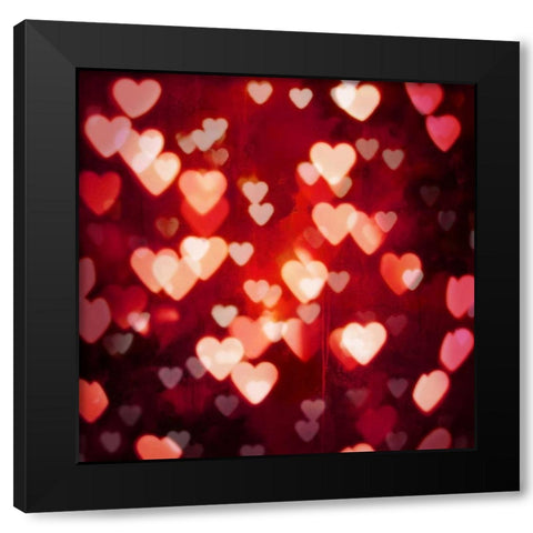 Love Is In The Air Black Modern Wood Framed Art Print by Carrigan, Kate