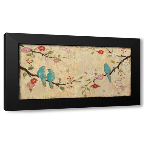 Trio Black Modern Wood Framed Art Print with Double Matting by Frances, Katy