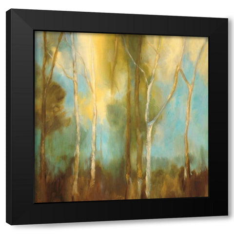 Bare Trees I Black Modern Wood Framed Art Print by Mitchell, Kristi