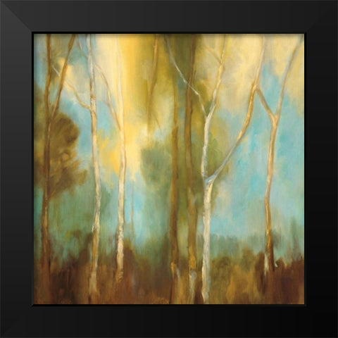 Bare Trees I Black Modern Wood Framed Art Print by Mitchell, Kristi
