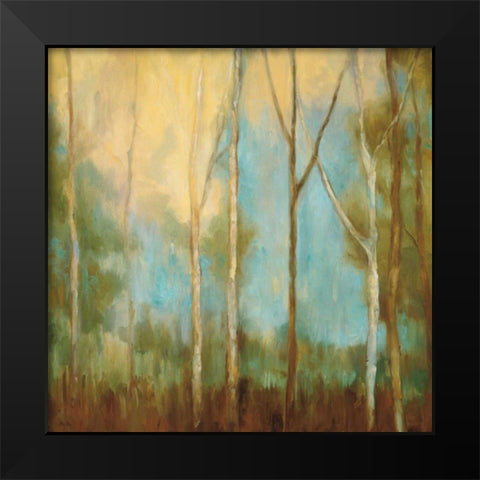 Bare Trees II Black Modern Wood Framed Art Print by Mitchell, Kristi