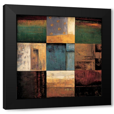 Diversified I Black Modern Wood Framed Art Print with Double Matting by Morrison, Kurt