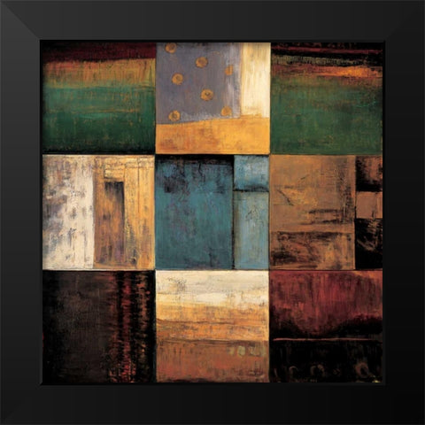 Diversified I Black Modern Wood Framed Art Print by Morrison, Kurt