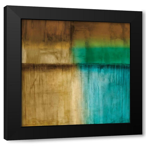 Spectrum II Black Modern Wood Framed Art Print with Double Matting by Morrison, Kurt
