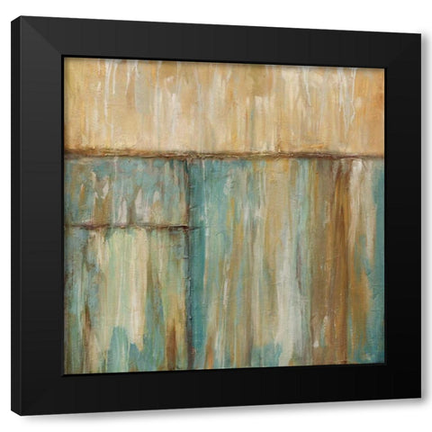 Blue Hue Black Modern Wood Framed Art Print by Morrison, Kurt