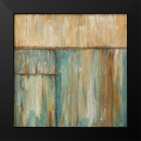 Blue Hue Black Modern Wood Framed Art Print by Morrison, Kurt
