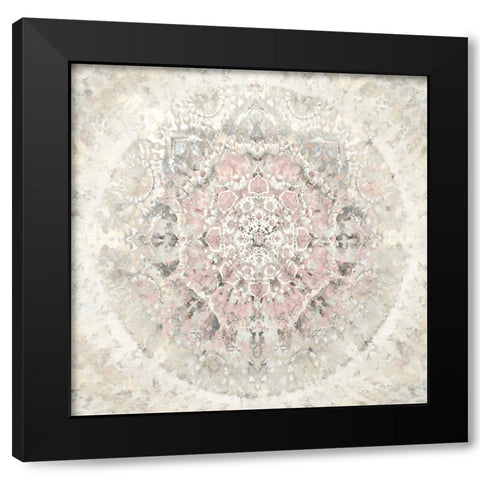 Tapestry with Pink Black Modern Wood Framed Art Print by Kearns, Molly
