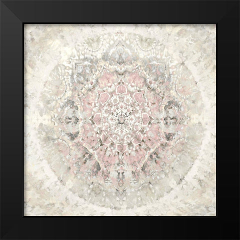 Tapestry with Pink Black Modern Wood Framed Art Print by Kearns, Molly