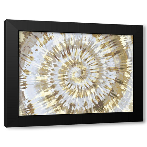 Tie Dye Neutral Black Modern Wood Framed Art Print with Double Matting by Kearns, Molly