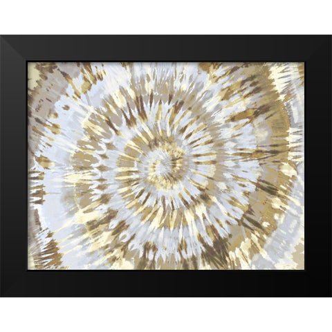 Tie Dye Neutral Black Modern Wood Framed Art Print by Kearns, Molly