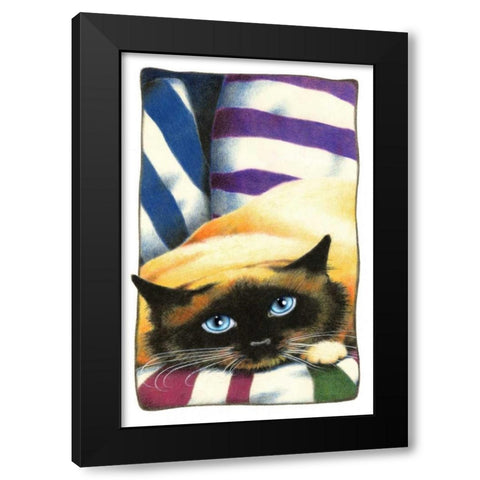 Crossroads Black Modern Wood Framed Art Print by Seeley, Laura