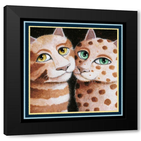 First Date (Detail) Black Modern Wood Framed Art Print with Double Matting by Seeley, Laura