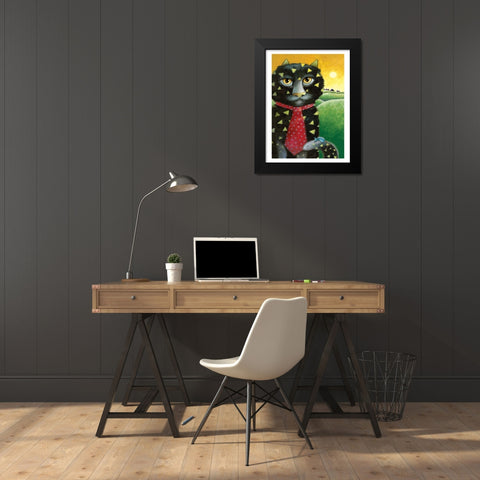 The Architect Black Modern Wood Framed Art Print by Seeley, Laura