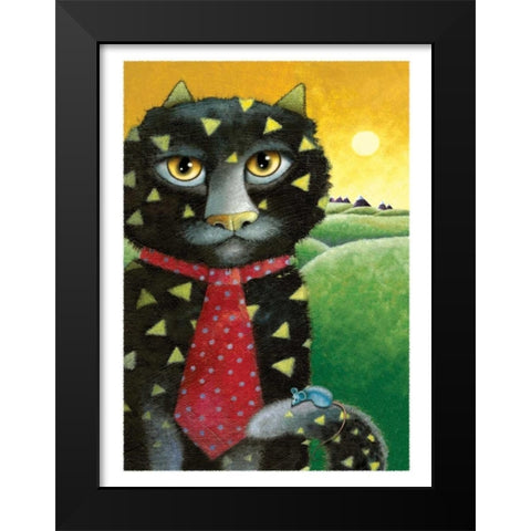 The Architect Black Modern Wood Framed Art Print by Seeley, Laura