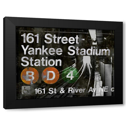 NYC Subway Station II Black Modern Wood Framed Art Print by Wilson, Luke