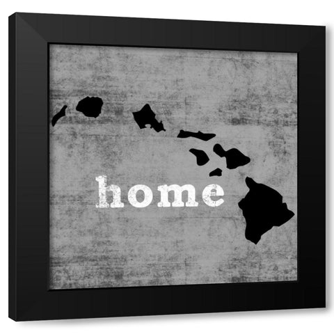 Hawaii  Black Modern Wood Framed Art Print with Double Matting by Wilson, Luke