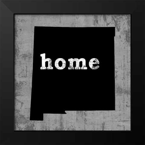 New Mexico  Black Modern Wood Framed Art Print by Wilson, Luke