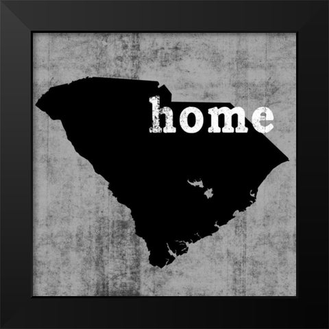 South Carolina  Black Modern Wood Framed Art Print by Wilson, Luke