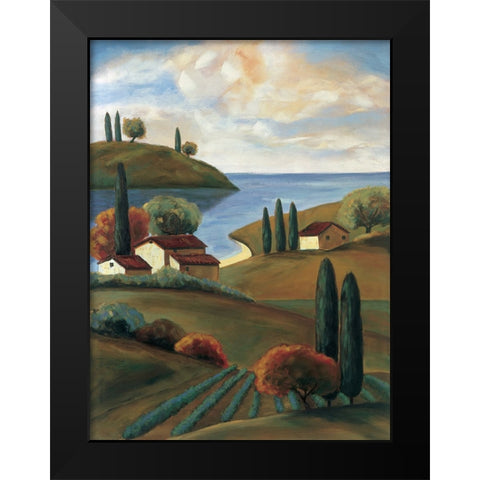 Bayside I Black Modern Wood Framed Art Print by Cooper, Michael