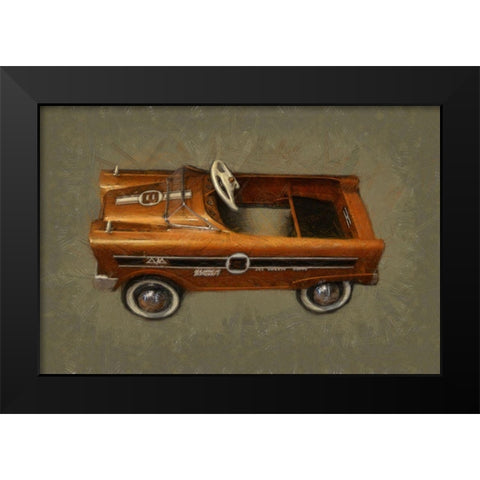 Super Sport Pedal Car Black Modern Wood Framed Art Print by Calkins, Michelle