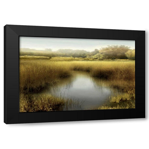 Morning Calm I Black Modern Wood Framed Art Print by Clark, Madeline