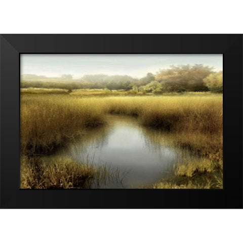 Morning Calm I Black Modern Wood Framed Art Print by Clark, Madeline