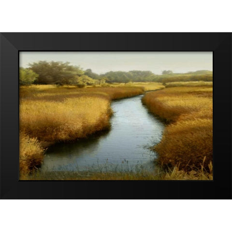 Morning Calm II Black Modern Wood Framed Art Print by Clark, Madeline