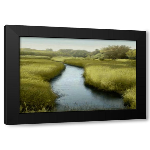 Quiet Moment Black Modern Wood Framed Art Print by Clark, Madeline