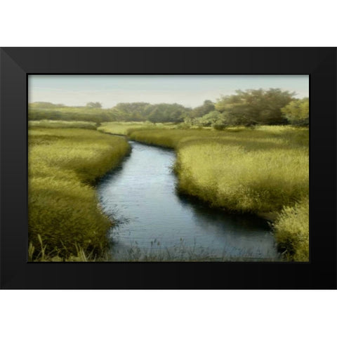 Quiet Moment Black Modern Wood Framed Art Print by Clark, Madeline