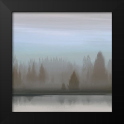 At Dawn Blue Sky I Black Modern Wood Framed Art Print by Clark, Madeline