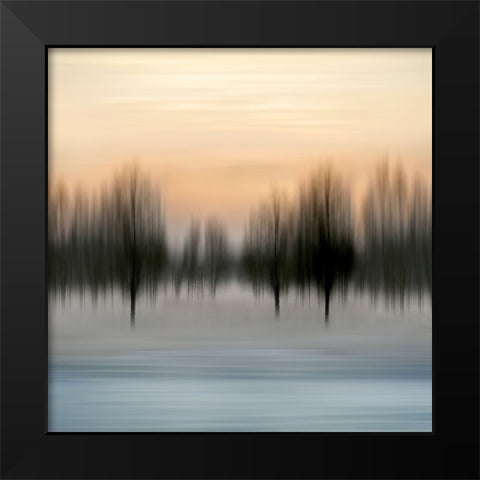 Early Morning V Black Modern Wood Framed Art Print by Clark, Madeline