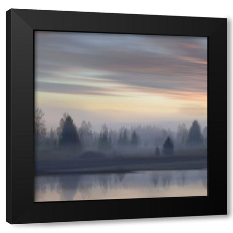 First Light I Black Modern Wood Framed Art Print by Clark, Madeline