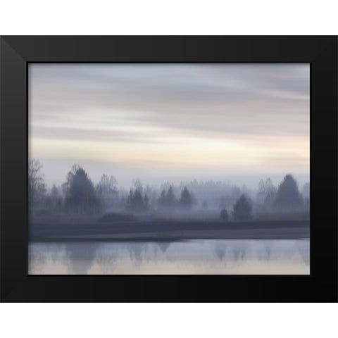 First Light III Black Modern Wood Framed Art Print by Clark, Madeline