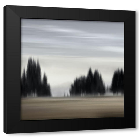 New Day I Black Modern Wood Framed Art Print with Double Matting by Clark, Madeline