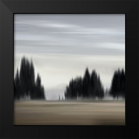New Day I Black Modern Wood Framed Art Print by Clark, Madeline