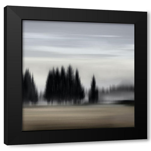 New Day II Black Modern Wood Framed Art Print with Double Matting by Clark, Madeline
