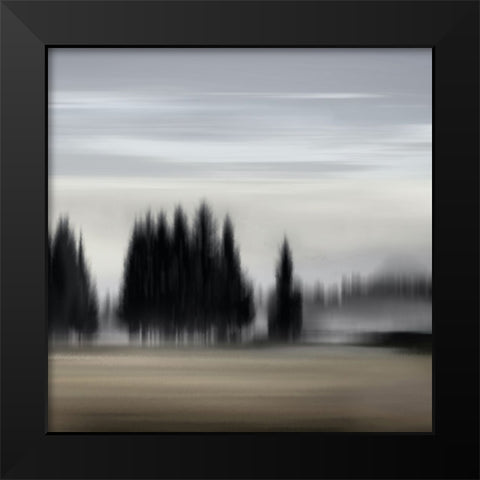 New Day II Black Modern Wood Framed Art Print by Clark, Madeline