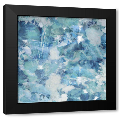 Dynamic I Black Modern Wood Framed Art Print with Double Matting by Garcia, Mimi