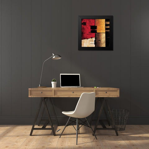 Destination I Black Modern Wood Framed Art Print by Hansen, Max
