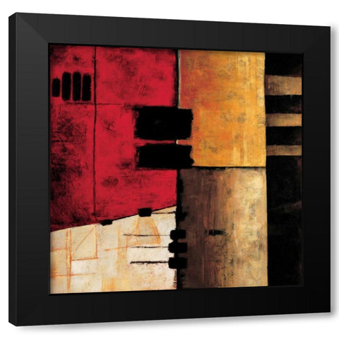 Destination I Black Modern Wood Framed Art Print with Double Matting by Hansen, Max