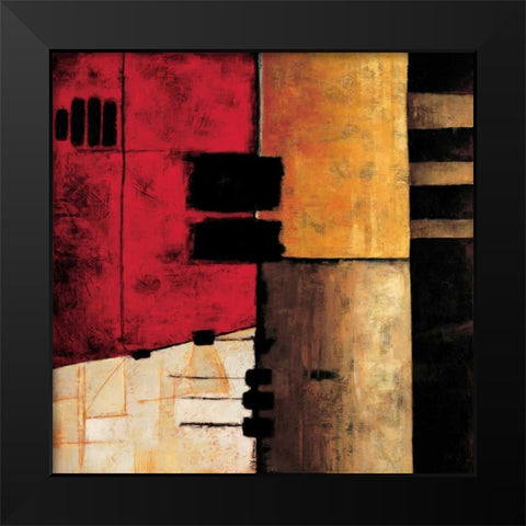 Destination I Black Modern Wood Framed Art Print by Hansen, Max