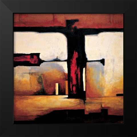 Internal Affairs II Black Modern Wood Framed Art Print by Hansen, Max