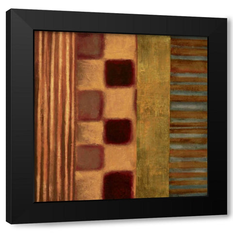 Juxtapose II Black Modern Wood Framed Art Print by Hansen, Max