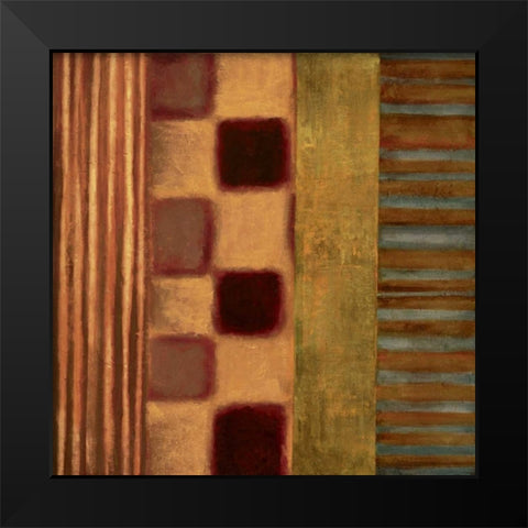 Juxtapose II Black Modern Wood Framed Art Print by Hansen, Max