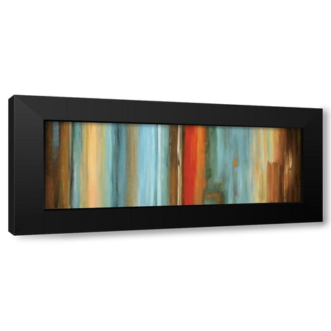 Flow I Black Modern Wood Framed Art Print with Double Matting by Hansen, Max